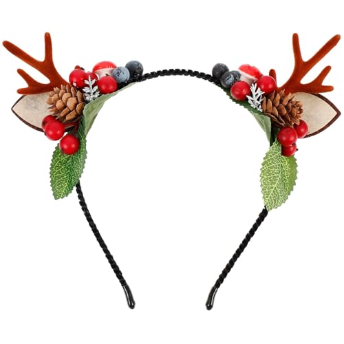 Lurrose Weihnachten Geweih Haarreifen Rentier Haarband Cosplay Haarschmuck Rentiergeweih Kopfschmuck Elchgeweih Deko für Erwachsene Kinder Foto Requisiten Reh Kostüm Zubehör 17. 5X3CM Lurrose Weihnachten Geweih Haarreifen Rentier Haarband Cosplay Haarschmuck Rentiergeweih Kopfschmuck Elchgeweih Deko für Erwachsene Kinder Foto Requisiten Reh Kostüm Zubehör 17. 5X3CM von Lurrose