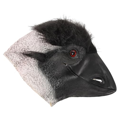 Lurrose Halloween-horrormaske Vogelkopfmaske Aus Latex Gruselige Tiermaske Lustige Masken Für Erwachsene Halloween-party-maske Tier-cosplay-maske Erwachsener Unheimlich von Lurrose