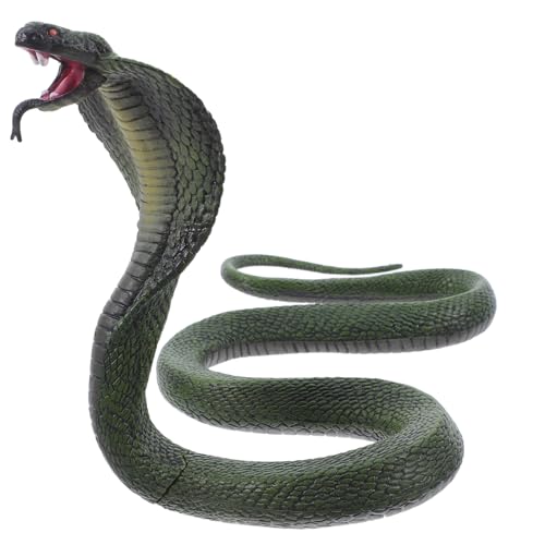 Realistisches Cobra Schlangenmodell Sicheren Materialien für Bildungszwecke Lebensechte Figur für Zuhause Büro und Ausstellungen Realistisches Cobra Schlangenmodell Sicheren Materialien für Bildungszwecke Lebensechte Figur für Zuhause Büro und Ausstellungen von Lurrose