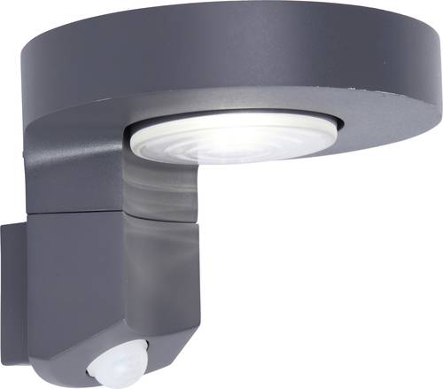 Lutec DISO P9067-PIR GR LED-Außenstandleuchte mit Bewegungsmelder 2W Anthrazit von Lutec