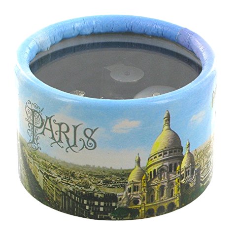 Lutèce Créations Briefbeschwerer-Spieluhr/Spieldose/Musikbox/Musikdose aus verstärktem Karton mit 18-Ton-Federspielwerk - Les Champs Elysées (Joe Dassin) von Lutèce Créations