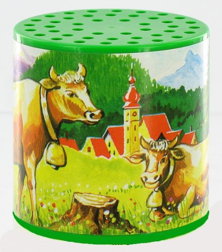 Lutèce Créations Traditionelle Kuh- oder Kuh-Box zum Hören von Schleifen einer Kuh. von Lutèce Créations