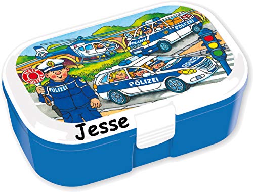 Lutz Mauder Lunchbox * Polizei Plus Wunschname * für Kinder | Brotdose mit Namensdruck | Vesperdose Schule Kindergarten Polizist Polizeiauto Lutz Mauder Lunchbox * Polizei Plus Wunschname * für Kinder | Brotdose mit Namensdruck | Vesperdose Schule Kindergarten Polizist Polizeiauto von Lutz Mauder