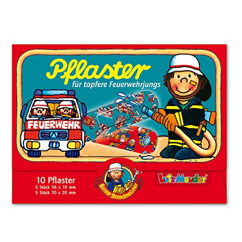 Lutz Mauder 10 Kinderpflaster * Feuerwehr 14601 // Pflaster Pflasterbriefchen Pferde Pony von Lutz Mauder