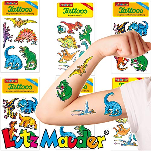 6-teiliges Tattoo-Set * Dinos * vom Mauder-Verlag | Kinder Kindertattoo Kindergeburtstag Geburtstag Mitgebsel Geschenk Tiere Dinosaurier T-Rex 6-teiliges Tattoo-Set * Dinos * vom Mauder-Verlag | Kinder Kindertattoo Kindergeburtstag Geburtstag Mitgebsel Geschenk Tiere Dinosaurier T-Rex von Lutz Mauder