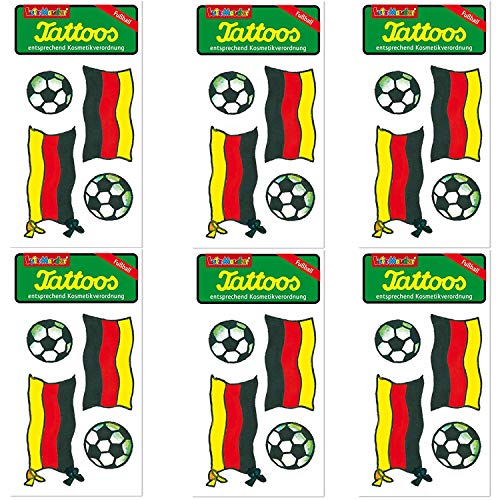 6-teiliges Tattoo-Set * Fritz FLANKE & WM 2018 * vom Mauder-Verlag | Kinder Kindertattoo Kindergeburtstag Geburtstag Mitgebsel Geschenk Fußball Deutschland EM 6-teiliges Tattoo-Set * Fritz FLANKE & WM 2018 * vom Mauder-Verlag | Kinder Kindertattoo Kindergeburtstag Geburtstag Mitgebsel Geschenk Fußball Deutschland EM von Lutz Mauder