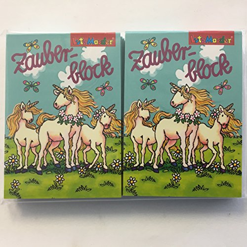 Lutz Mauder 8 Zauberblöckchen * Einhorn * im Set mit je 24 Seiten in DIN A8 Mitgebsel Kindergeburtstag Malbuch Unicorn Lutz Mauder 8 Zauberblöckchen * Einhorn * im Set mit je 24 Seiten in DIN A8 Mitgebsel Kindergeburtstag Malbuch Unicorn von Lutz Mauder