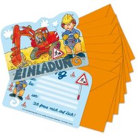 Baustelle, 8 Einladungen inkl. Umschläge Baustelle, 8 Einladungen inkl. Umschläge von Lutz Mauder