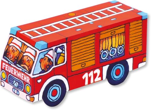 Faltspiel Feuerwehrauto, 8 Stück im Set, Lutz Mauder, Feuerwehrparty, Feuerwehr, Feuerwehrspiel, Mitgebsel, Mottoparty Faltspiel Feuerwehrauto, 8 Stück im Set, Lutz Mauder, Feuerwehrparty, Feuerwehr, Feuerwehrspiel, Mitgebsel, Mottoparty von Lutz Mauder