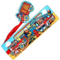 Glitter Lesezeichen Feuerwehr, Kinderlesezeichen mit Stoffband, Pappe, 1 Stück Glitter Lesezeichen Feuerwehr, Kinderlesezeichen mit Stoffband, Pappe, 1 Stück von Lutz Mauder