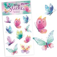 Glitzersticker Schmetterlinge, als Mitgebsel, 1 Karte Glitzersticker Schmetterlinge, als Mitgebsel, 1 Karte von Lutz Mauder
