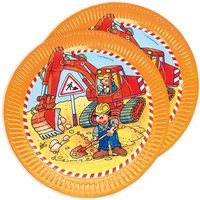 Kindergeburtstag Baustelle Partyteller, 8 Stück, Pappe Kindergeburtstag Baustelle Partyteller, 8 Stück, Pappe von Lutz Mauder