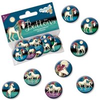 Lunabelle Mini Buttons, Einhorn-Anstecker für Mädchen im 8er Pack Lunabelle Mini Buttons, Einhorn-Anstecker für Mädchen im 8er Pack von Lutz Mauder