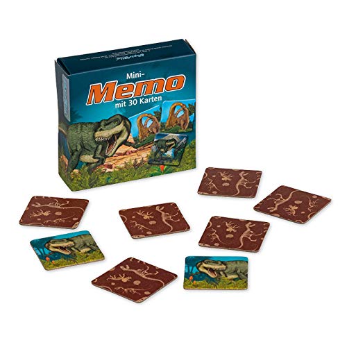Lutz Mauder Mini-Memo Spiel Dinosaurierr mit 30 Karten, Dino Legekartenspiel, Gedächtnisspiel, Merkspiel, Kinderspiel, Mitgebsel Feuerewehrgeburtstag, Reisespiel, Geschenk Lutz Mauder Mini-Memo Spiel Dinosaurierr mit 30 Karten, Dino Legekartenspiel, Gedächtnisspiel, Merkspiel, Kinderspiel, Mitgebsel Feuerewehrgeburtstag, Reisespiel, Geschenk von Lutz Mauder