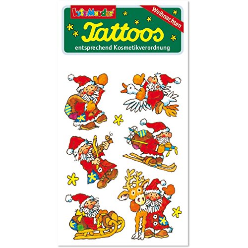 Nikoläuse Tattoos von Lutz Mauder // Kinder Kindertattoo Tatoo Tatto Kindergeburtstag Geburtstag Mitgebsel Geschenk Weihnachten Christmas Weihnachtsmann Nikolaus von Lutz Mauder