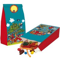 Partytüten Feuerwehr, 8 Papier-Tütchen mit Feuerwehrauto-Motiv von Lutz Mauder