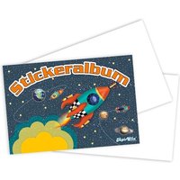 Weltraum-Stickeralbum, Stickerheft zum Sammeln & Tauschen, 1 Stk, 12 S. Weltraum-Stickeralbum, Stickerheft zum Sammeln & Tauschen, 1 Stk, 12 S. von Lutz Mauder