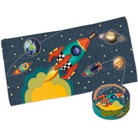 Zauberhandtuch Rakete, Geschenk für Weltraum-Mottoparty, 30x60cm Zauberhandtuch Rakete, Geschenk für Weltraum-Mottoparty, 30x60cm von Lutz Mauder