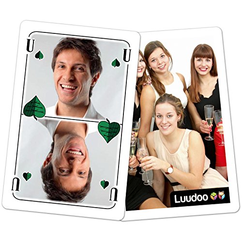 Luudoo Personalisiertes Schafkopf (Binokel, Schnapsen, Gaigel) mit ihren Fotos - in Faltschachtel von Luudoo