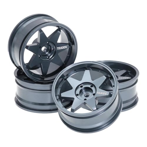 Luwecf 1/10 Skala RC Auto Felgen Xy01 Fernbedienung Fahrzeuge Teile Rad, Dunkelgrau Luwecf 1/10 Skala RC Auto Felgen Xy01 Fernbedienung Fahrzeuge Teile Rad, Dunkelgrau von Luwecf