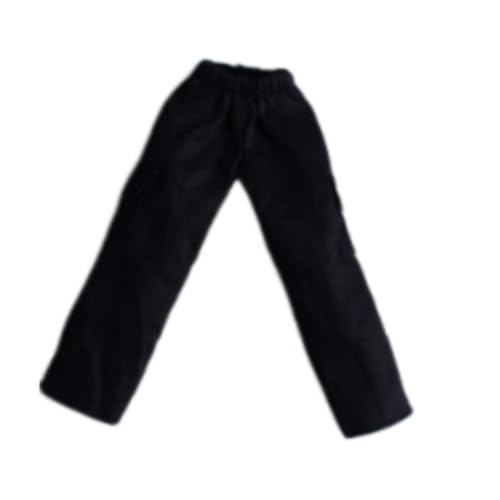 Luwecf 1/12 Skala männliche Puppenhosen Hosen Doll Straight Hosen Mini für 6 -Zoll -männliche Figuren, Schwarz Luwecf 1/12 Skala männliche Puppenhosen Hosen Doll Straight Hosen Mini für 6 -Zoll -männliche Figuren, Schwarz von Luwecf