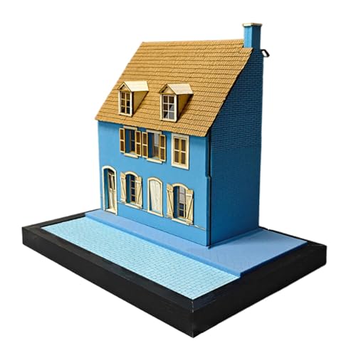 Luwecf 1/35 HO Hausbau Eisenbahnanlage, Landschaftsarchitektur Szene, Zusammengebautes Modell für Modelleisenbahnarchitektur, 30cmx20cmx315cm Luwecf 1/35 HO Hausbau Eisenbahnanlage, Landschaftsarchitektur Szene, Zusammengebautes Modell für Modelleisenbahnarchitektur, 30cmx20cmx315cm von Luwecf