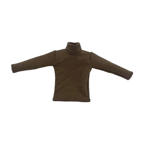 Luwecf 1/6 Figur Pullover Langarm für 12 Zoll Puppenmodell Zubehör, Braun von Luwecf