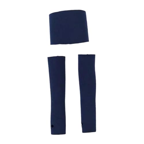 Luwecf 1/6 Mädchen Tube Top Puppenärmel Set Cosplay Bralette Actionfigur Kleidung für 12 Zoll Weibliche Figur Puppenzubehör, Blau Luwecf 1/6 Mädchen Tube Top Puppenärmel Set Cosplay Bralette Actionfigur Kleidung für 12 Zoll Weibliche Figur Puppenzubehör, Blau von Luwecf