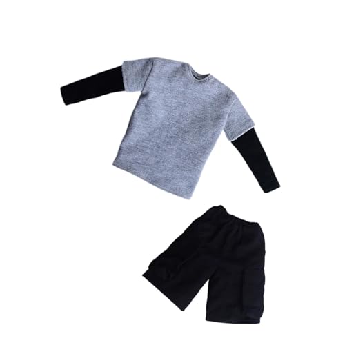 Luwecf 1/6 männliche Figur Bekleidung, Miniaturpuppen Outfit für 12 Zoll Figuren, Oberen Hosen Luwecf 1/6 männliche Figur Bekleidung, Miniaturpuppen Outfit für 12 Zoll Figuren, Oberen Hosen von Luwecf