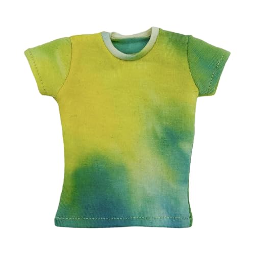 Luwecf 1/6 weibliche Actionfiguren T-Shirt, Puppenzubehör für kreative Szenen, Gelb Luwecf 1/6 weibliche Actionfiguren T-Shirt, Puppenzubehör für kreative Szenen, Gelb von Luwecf