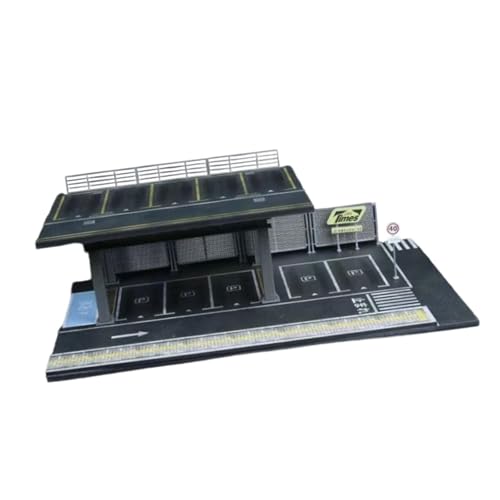 Luwecf 1/64 Maßstab Auto Vitrine mit Parkplatz-Display, einfache Montage für Diorama, Style A Luwecf 1/64 Maßstab Auto Vitrine mit Parkplatz-Display, einfache Montage für Diorama, Style A von Luwecf