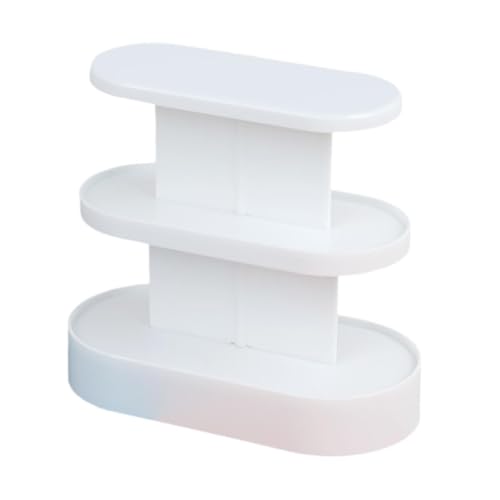 Luwecf 1:12 Puppenhaus Vitrine Miniaturschrank für Kuchen Und Snacks, Weiß Luwecf 1:12 Puppenhaus Vitrine Miniaturschrank für Kuchen Und Snacks, Weiß von Luwecf