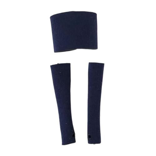 Luwecf 1:12 Skala Mädchen Röhrenoberteil Puppenbekleidung für 6 Zoll Figuren, Blau von Luwecf
