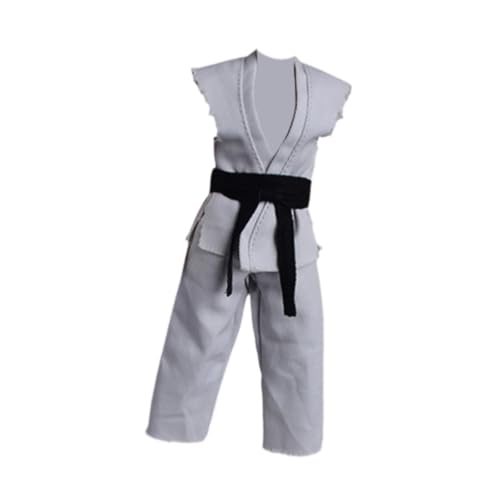 Luwecf 1:12 Skala Samurai Kimono Figuren 6 Zoll Judo Outfit Puppenkleidung, Grau Luwecf 1:12 Skala Samurai Kimono Figuren 6 Zoll Judo Outfit Puppenkleidung, Grau von Luwecf