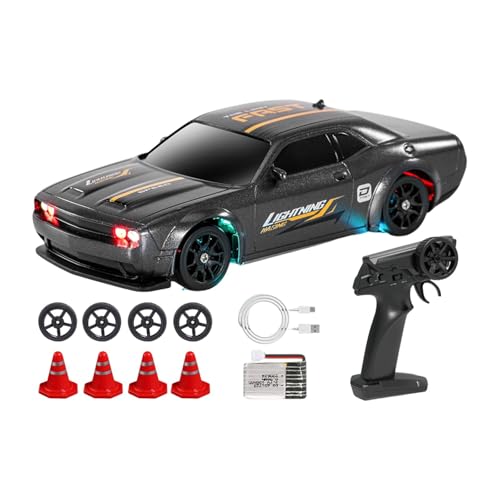 Luwecf 1:43 RC Fahrzeug Miniatur, Ferngesteuertes Modellauto für Kinder Und Erwachsene, Grau von Luwecf