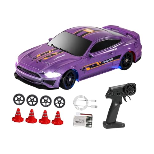 Luwecf 1:43 RC Fahrzeug Miniaturmodell, Ferngesteuertes Auto für Kinder Und Erwachsene, Lila von Luwecf