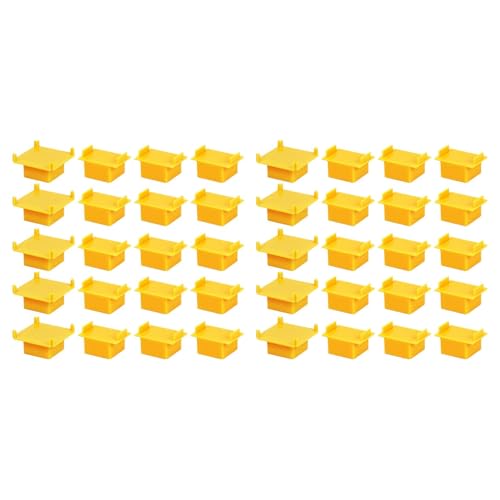 Luwecf 10 Teiliges Eisenbahngleis Zubehör Aus Holz, Gleisverbinder Bauset, Lustiges Bauspiel, Spielzeug Bauset für Kinder, Gelb Luwecf 10 Teiliges Eisenbahngleis Zubehör Aus Holz, Gleisverbinder Bauset, Lustiges Bauspiel, Spielzeug Bauset für Kinder, Gelb von Luwecf