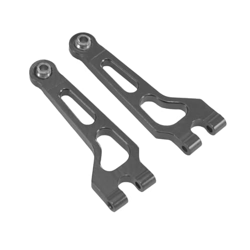 Luwecf 2 Stücke vordere Suspensionsarme DIY ACCS RC HAUSPENTION ARMS RC CAR vorderer oberer Schwung Arm, Grau von Luwecf