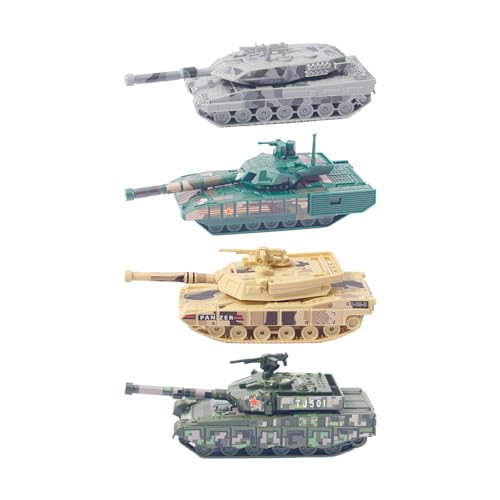 Luwecf 4 Stück 1/100 Montagepanzer Modell 99A1 2A6 Sammlerstücke für Kinder von Luwecf