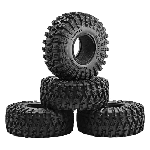 Luwecf 4Pcs 1:10 Skala RC Auto Gummi Reifen Zubehör Rad Reifen Upgrade Teil für TRX6 TRX4 Luwecf 4Pcs 1:10 Skala RC Auto Gummi Reifen Zubehör Rad Reifen Upgrade Teil für TRX6 TRX4 von Luwecf