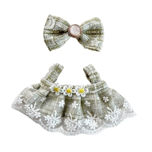 Luwecf 5,91 Zoll 6,69 Zoll Puppenkleid Miniatur -Kleidungskostüm für kleine Mädchen von Luwecf
