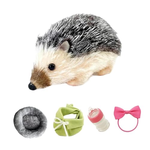Luwecf 5 Zoll Reborn Igel Puppe, Tierpuppe für Geburtstagsgeschenke Und Feiertage, Dunkelgrau Luwecf 5 Zoll Reborn Igel Puppe, Tierpuppe für Geburtstagsgeschenke Und Feiertage, Dunkelgrau von Luwecf