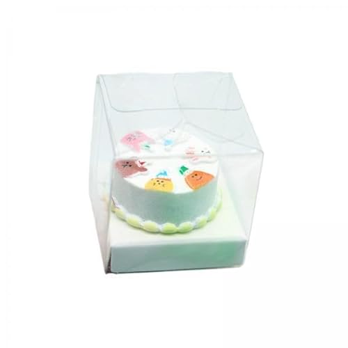 Luwecf 5X Miniatur Kuchen Im Maßstab 1:12 mit Aufbewahrungsbox, Lebensmittel Dessert Modell für Schlafzimmer von Luwecf