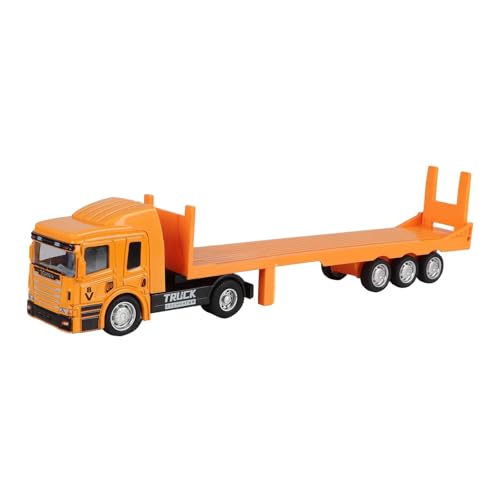 Luwecf Abschlepp Wagen Spielzeug Kinder Technik Auto Geburtstag Urlaub Geschenk BAU Spiel Fahrzeug LKW für Jungen Mädchen Party Zubehör Alter 3, Gelb von Luwecf