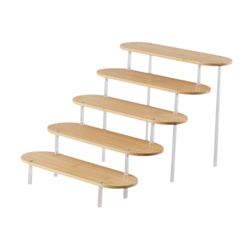 Luwecf Acryl Display Riser für Parfüm Und Figuren 5 Ebenen Aufbewahrung, 30cm Luwecf Acryl Display Riser für Parfüm Und Figuren 5 Ebenen Aufbewahrung, 30cm von Luwecf