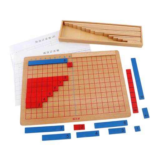 Luwecf Additions Und Subtraktionsbrett für Kinder, Hölzerne Vorschul Lehrhilfen Luwecf Additions Und Subtraktionsbrett für Kinder, Hölzerne Vorschul Lehrhilfen von Luwecf