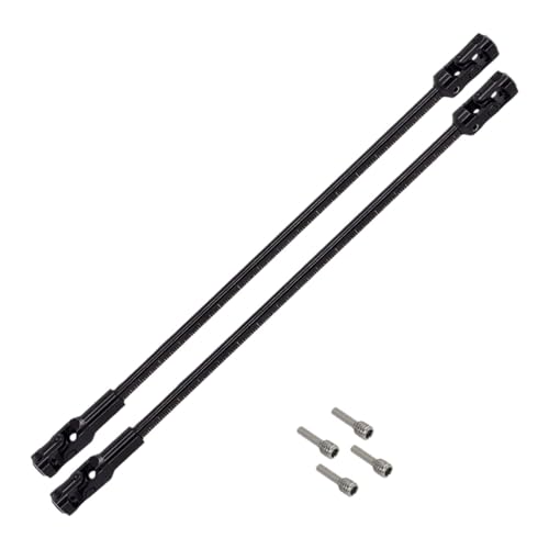 Luwecf Antriebswelle 2,68 Zoll bis 9,02 Zoll für 1/10 RC Crawler Autos, Schwarz 1 Paar Luwecf Antriebswelle 2,68 Zoll bis 9,02 Zoll für 1/10 RC Crawler Autos, Schwarz 1 Paar von Luwecf