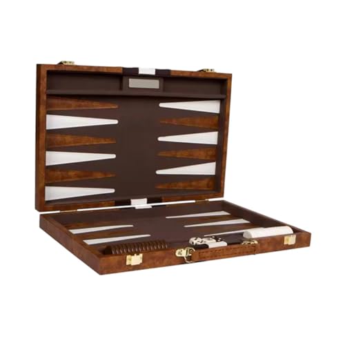 Luwecf Backgammon Set mit Koffer, Brettspiel für 2 Spieler, für Profis, Kinder Und Erwachsene Luwecf Backgammon Set mit Koffer, Brettspiel für 2 Spieler, für Profis, Kinder Und Erwachsene von Luwecf