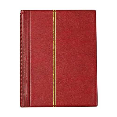 Luwecf Briefmarkenalbum Sammleralbum Briefmarkenbuch Kollektionsordner Sammlungsmappe mit Zarter Und Kratzfesten Folien für 20 Seiten für Philatelist, rot Luwecf Briefmarkenalbum Sammleralbum Briefmarkenbuch Kollektionsordner Sammlungsmappe mit Zarter Und Kratzfesten Folien für 20 Seiten für Philatelist, rot von Luwecf