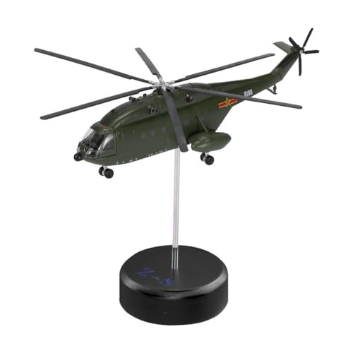 Luwecf Diecast 1/144 Hubschrauber mit Stand Spielzeug Flugzeug Display Modell Flugzeug für Home Desktop Tisch Büro Andenken von Luwecf
